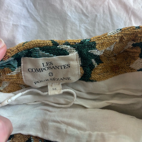 SOLD EUC Sézane Peter Skirt in Garden Flowers Size 4/36 - Picture 7 of 10